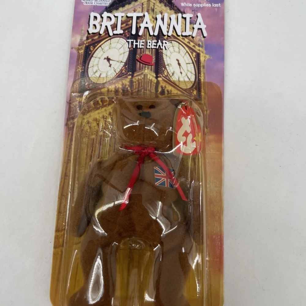 Ty McDonalds Teenie Beanie 1999 Britannia The Bear